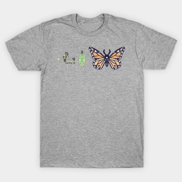 Monarch Butterfly T-Shirt by Tatsu_chan